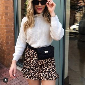 Leopard skirt